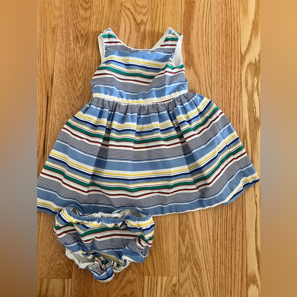 Polo Ralph Lauren Stripped Dress Multicolored